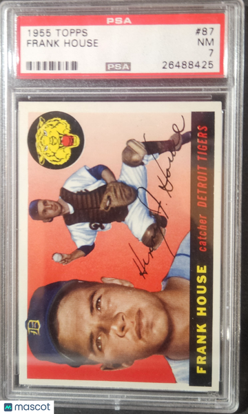 1955 Topps Frank House #87 PSA 7