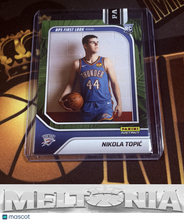 2024-25 Panini Instant NBA RPS First Look Nikola Topić #RPS-12 Jungle SN RC