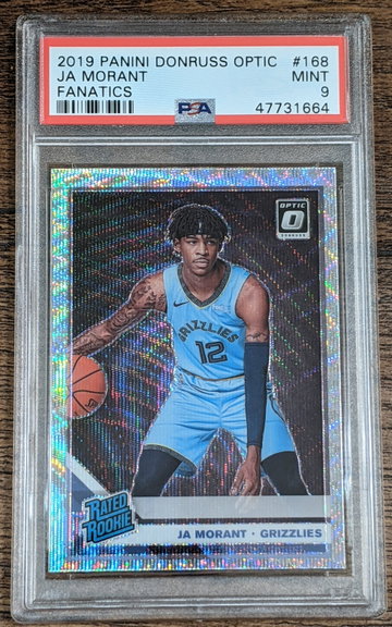 Ja Morant 2019 Optic #168 PSA 9