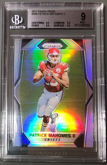 Patrick Mahomes 2017 Prizm Silver