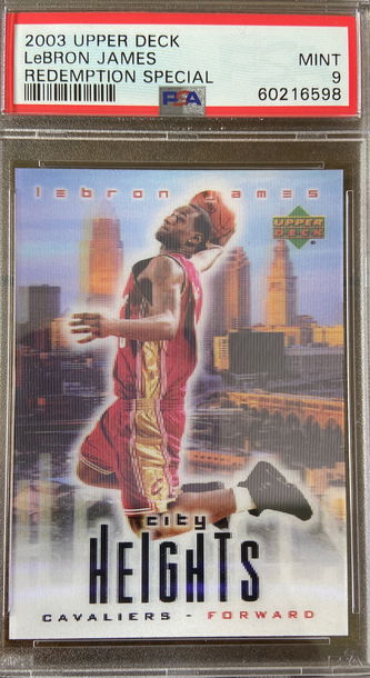 Lebron James ROOKIE Redemption PSA 9 