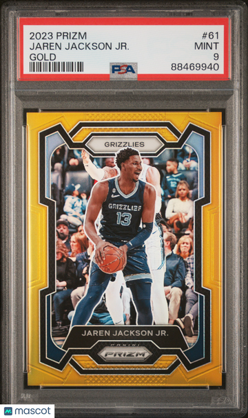 2023 Panini Prizm Jaren Jackson JR. #61 Gold PSA 9