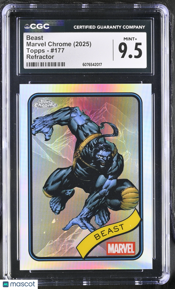 2025 Topps Marvel Chrome Beast Refractor #177 CGC 9.5