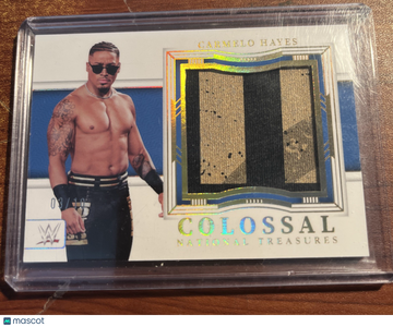 2024 Panini National Treasures WWE Carmelo Hayes Holo Gold