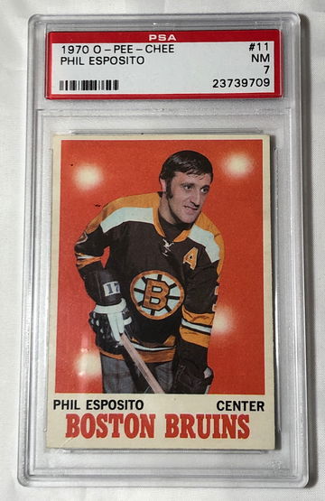 1970 O-PEE-CHEE PHIL ESPOSITO #11 NM 8