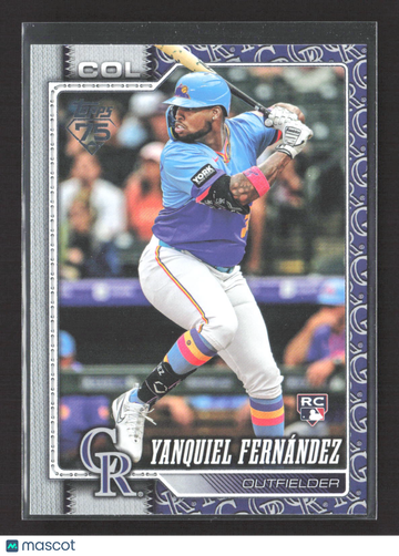 2026 Topps Series One Yanquiel Fernandez #116 RC