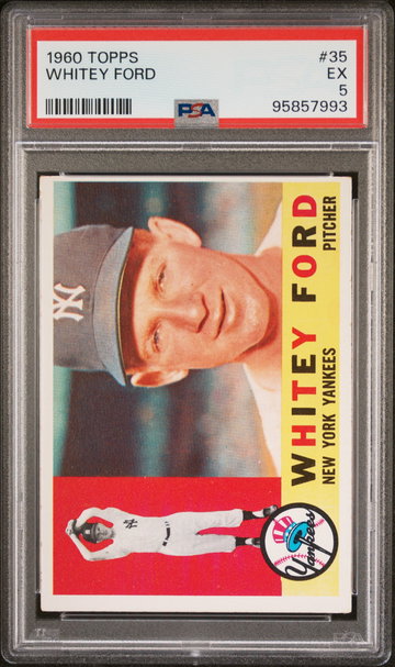 1960 Topps Whitey Ford #35 PSA 5
