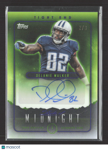 2024 Topps Midnight Stroke of Midnight Delanie Walker #SMA-DW Green /3