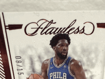 2022-23 Panini Flawless Joel Embiid #20 Patch Piece of Authentic
