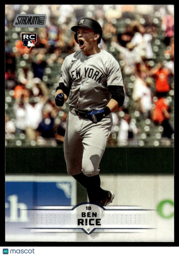 2025 Stadium Club Ben Rice #196 RC