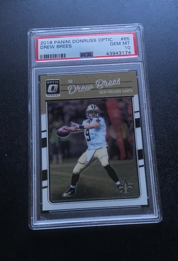 2016 Drew Brees Optic PSA 10