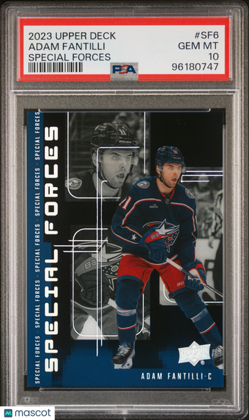 2023-24 Upper Deck Extended Series Special Forces Adam Fantilli #SF6 PSA 10