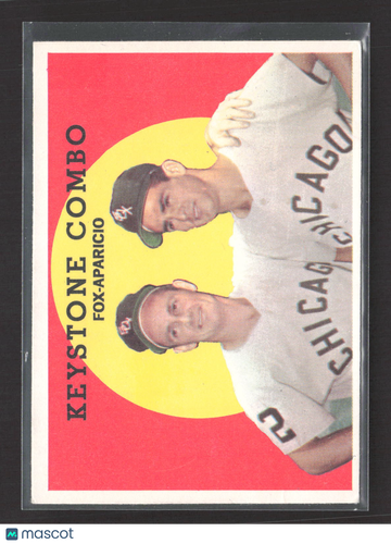 1960 Topps Luis Aparicio Nellie Fox #408