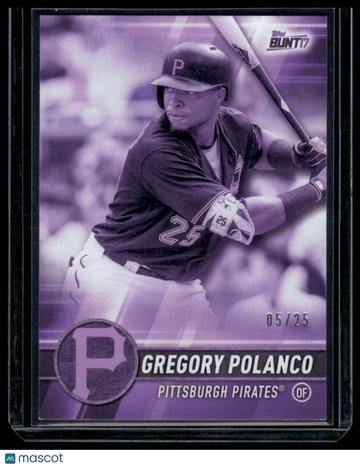 2017 Topps Bunt Gregory Polanco #76 Purple SN