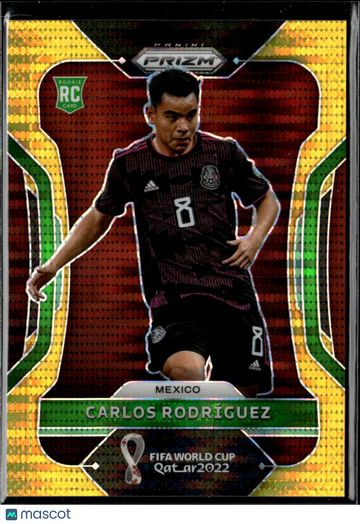 2022 Panini Prizm FIFA World Cup Qatar Carlos Rodríguez #143 Gold /10 RC