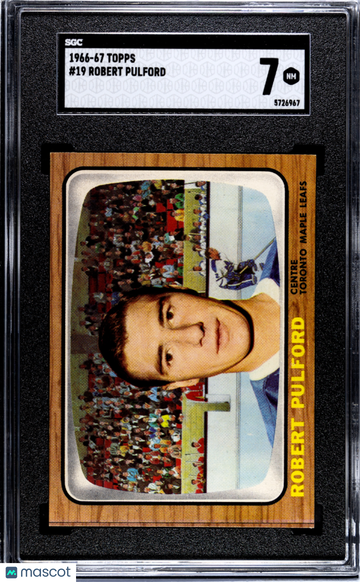1966 Topps Robert Pulford #19 SGC 7