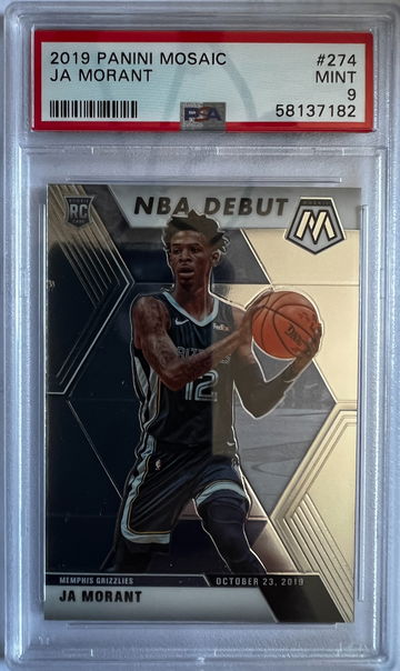 2019 Panini Mosaic Ja Morant PSA 9 Mint