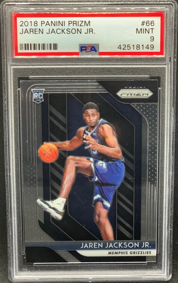 Jaren Jackson Jr 2018 Panini Prizm PSA 9