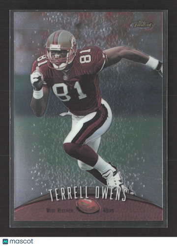 1997 Topps Finest Terrell Owens #164 Embossed