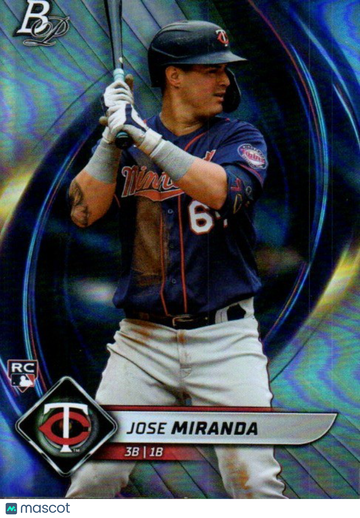 2022 Bowman Platinum Jose Miranda #58 RC