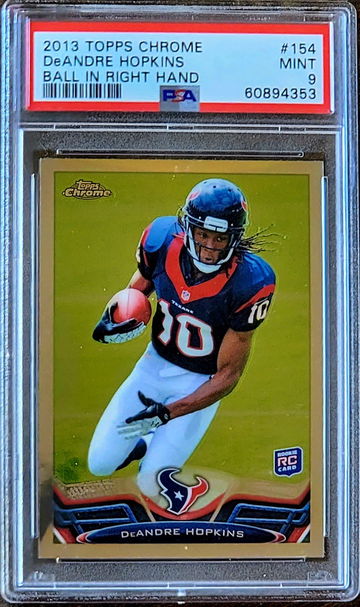 2013 DEANDRE HOPKINS Topps Chrome PSA 9 Rookie RC #154