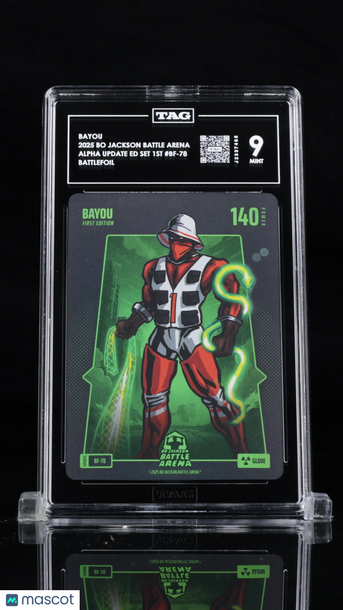 2025 Bo Jackson Battle Arena Bayou #BF-78 Battlefoil Glow TAG 9
