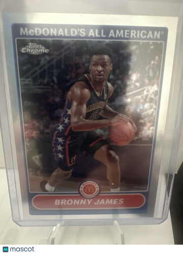 2023 Topps Chrome McDonald's All American Bronny James #1