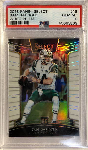 2018 Select Sam Darnold Concourse White /75