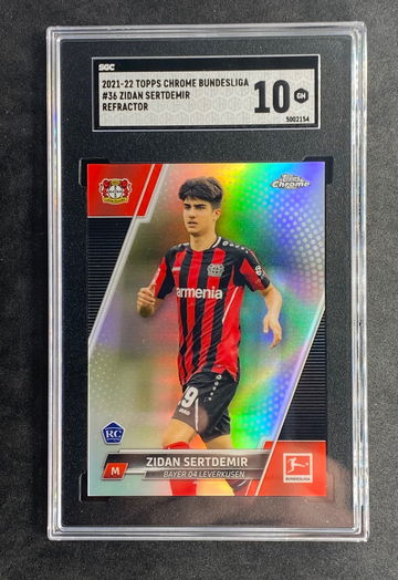 2021-22 Topps Chrome Bundesliga Zidan Sertdemir Refractor