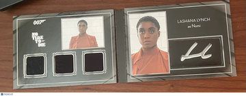 2025 Upper Deck James Bond Black Diamond - Silver on Black Signat #SOBR-LY