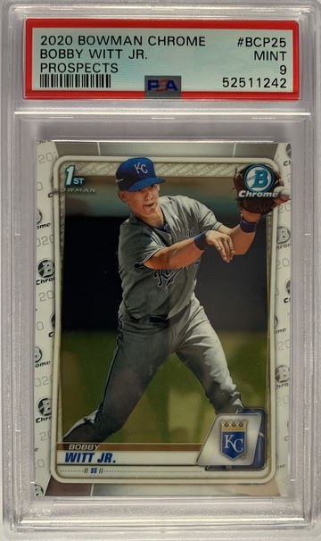 2020 Bowman Chrome Bobby Witt Jr. PSA 9 Mint