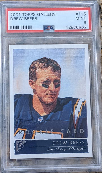 2001 Topps Gallery Drew Brees #115