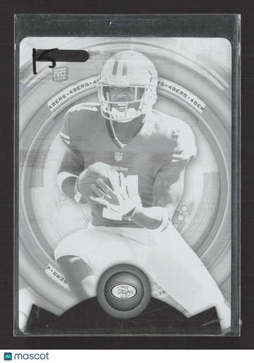 2013 Topps Strata Quinton Patton #32 Black Printing Plate