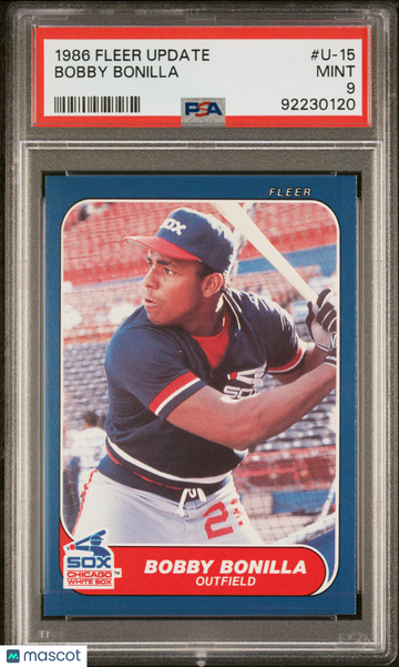 1986 Fleer Update Bobby Bonilla #U-15 PSA 9