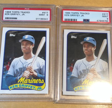 Ken Griffey Jr Topps Traded PSA 9 2x RC