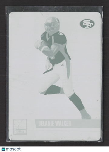 2007 Donruss Elite Delanie Walker #136 Magenta Printing Plate /1 Printing Plate