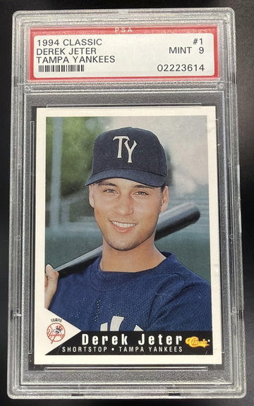 1994 Classic Tampa Yankees Derek Jeter #1 PSA 9