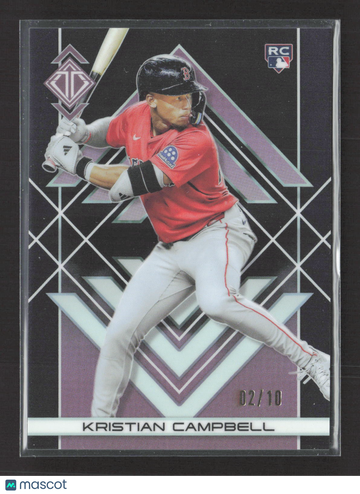 2025 Topps Transcendent Kristian Campbell #39 Purple /10 RC