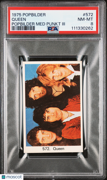 1975 Popbilder Popbilder Med Punkt III Queen #572 PSA 8