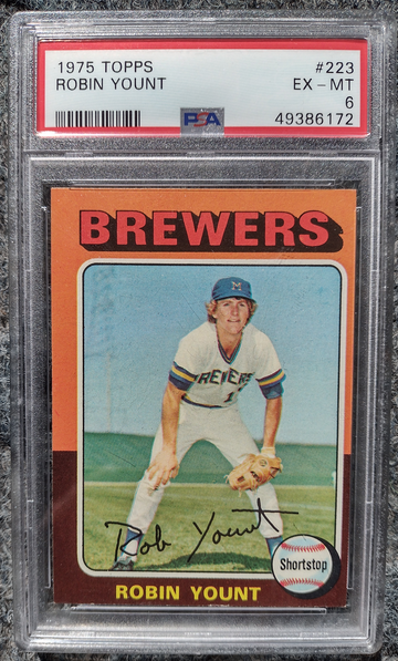 1975 Topps Robin Yount Rookie PSA 6