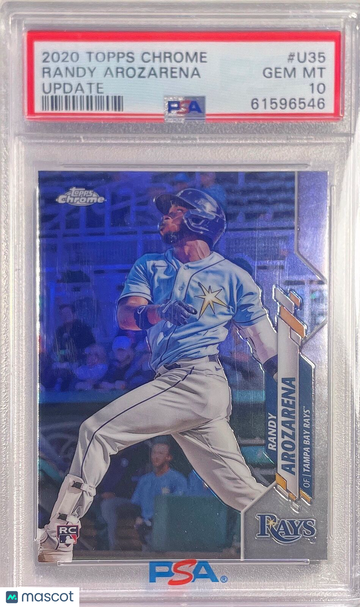 2020 Topps Chrome Update Randy Arozarena #U35 PSA 10