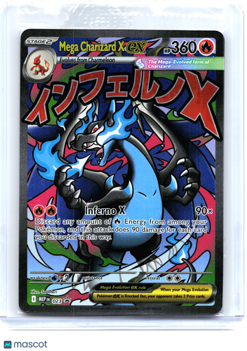 Mega Evolution Promo Mega Charizard X EX Holo Black Star Promo (Sealed) #023