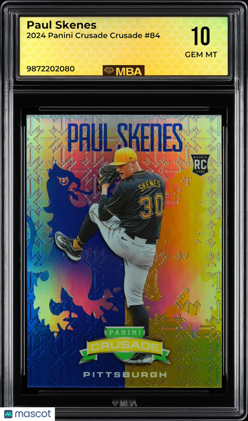 2024 Panini Crusade Crusade Paul Skenes #84 MBA 10