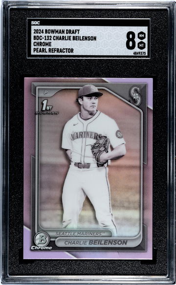2024 Bowman #BDC-132 Charlie Beilenson SGC 8