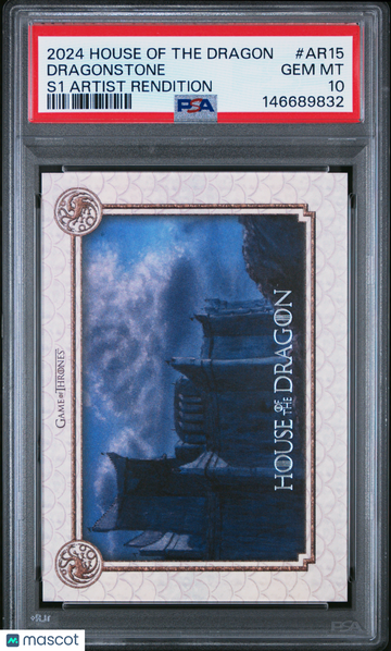 2024 Rittenhouse House Of The Dragon Season One Artist Rendition Dragonstone #AR15 PSA 10