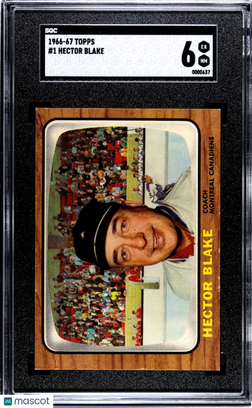 1966 Topps Hector Blake #1 SGC 6