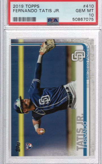2019 Topps Fernando Tatis Jr. Padres RC