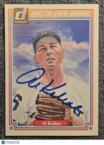 1983 Donruss Hall of Fame Heroes Al Kaline #18 HOF Signed Autograph Auto JSA