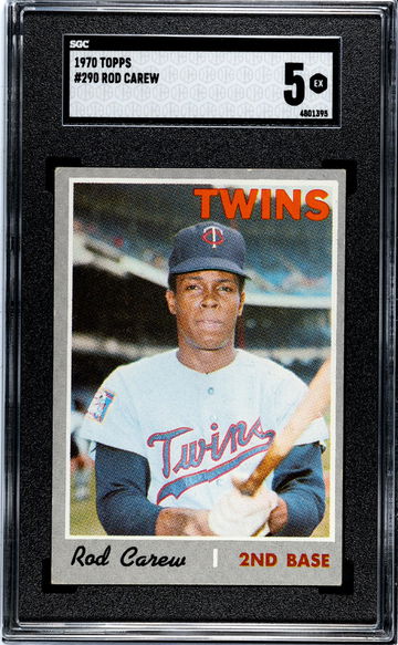 1970 Topps #290 Rod Carew SGC 5