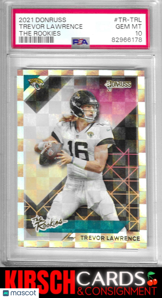 Trevor Lawrence 2021 Donruss #TR-TRL RC    The Rookies (Jacksonville Jaguars)